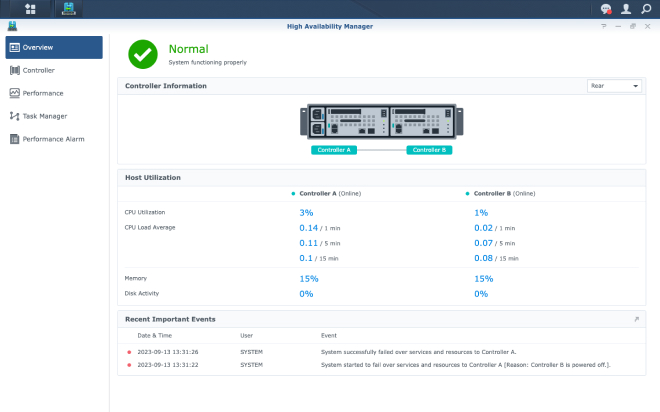 HighAvailabilityManager UI image 1